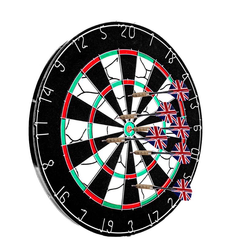 Ouhuang 18-inch Flocked Dartboard Set