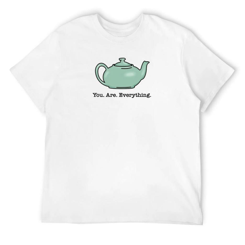 Pam Beesly And Jim Halpert Teapot - You Are Everything T-Shirt Baggy Shirts Oversizeds Summer Top Shirts Men