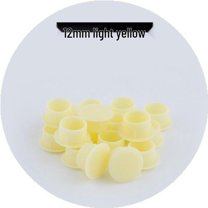 Plastik Vida Dişli Delik Tıpa - Mobilya Menteşeleri ve Donanımlar İçin Dekoratif Kapak