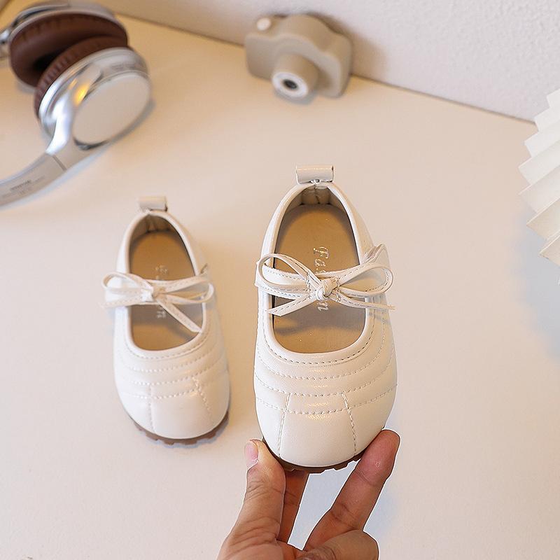 

Children s silver new autumn Korean-style little girls sweet bow princess shoes stylish single shoes 23-28Please take a photo