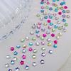 50 Pcs Star 4/6Mm Glittering Flat Back Acrylic Crystals Mini Nail Art Rhinestones Color 3D Diy Manicure Decorations Diamond