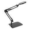 5X Lighted Magnifying Glass Lamp 2 In 1 Magnifying Swing Arm Desk Lamp with Clamp Stand 360 Degree