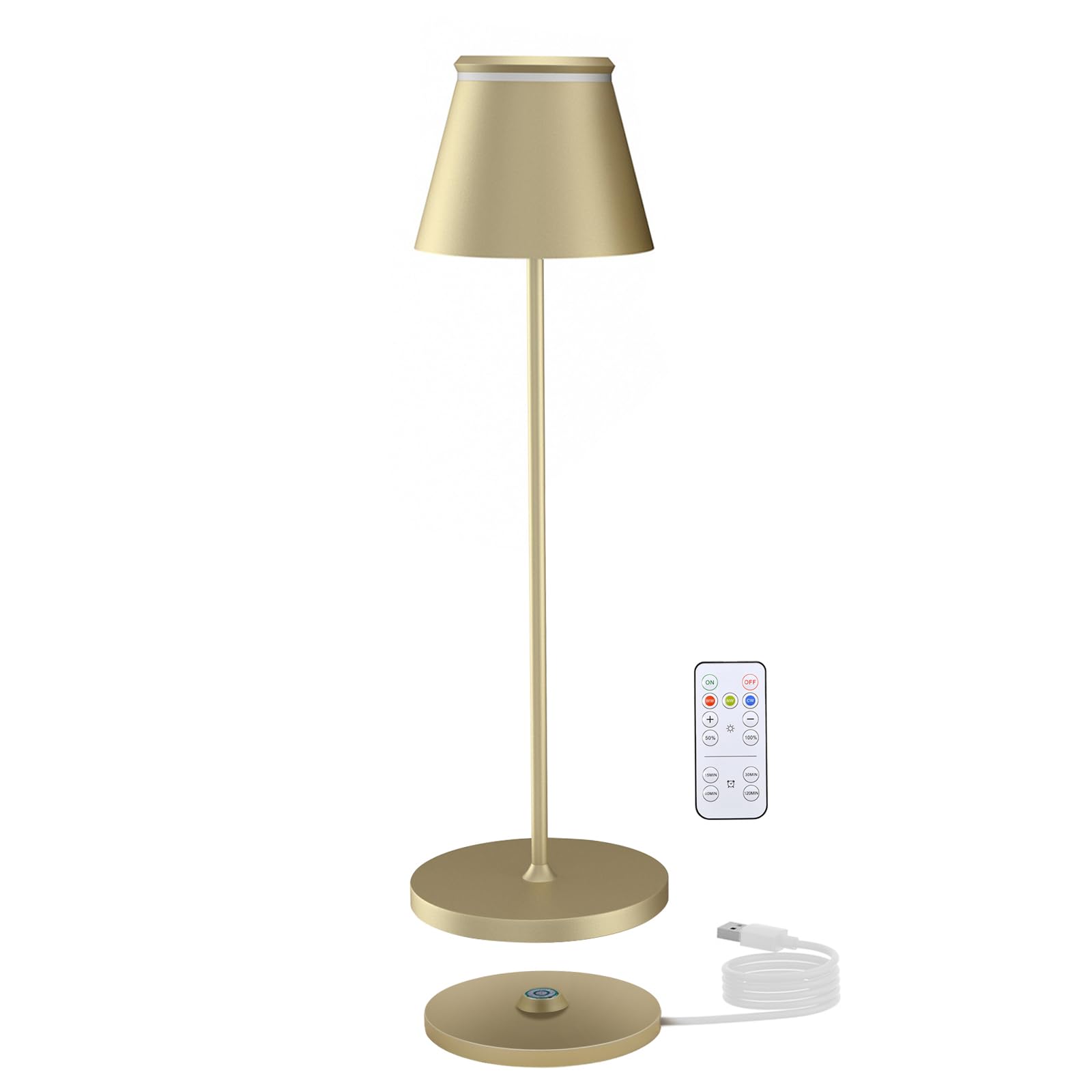 

Yupola Table Lamp, Indirect Lighting, Wine-Free, 5000mAh, 3 Color Modes, Timer Function, Rechargeable, 3 Color Temperatures, Stepless Dimming,