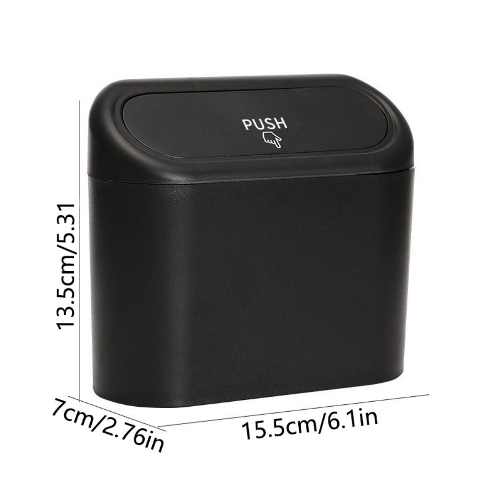 Waterproof Vehicle Dust Case Hanging Car Wastebasket Multi-Purpose Car Trash Bin  Office
