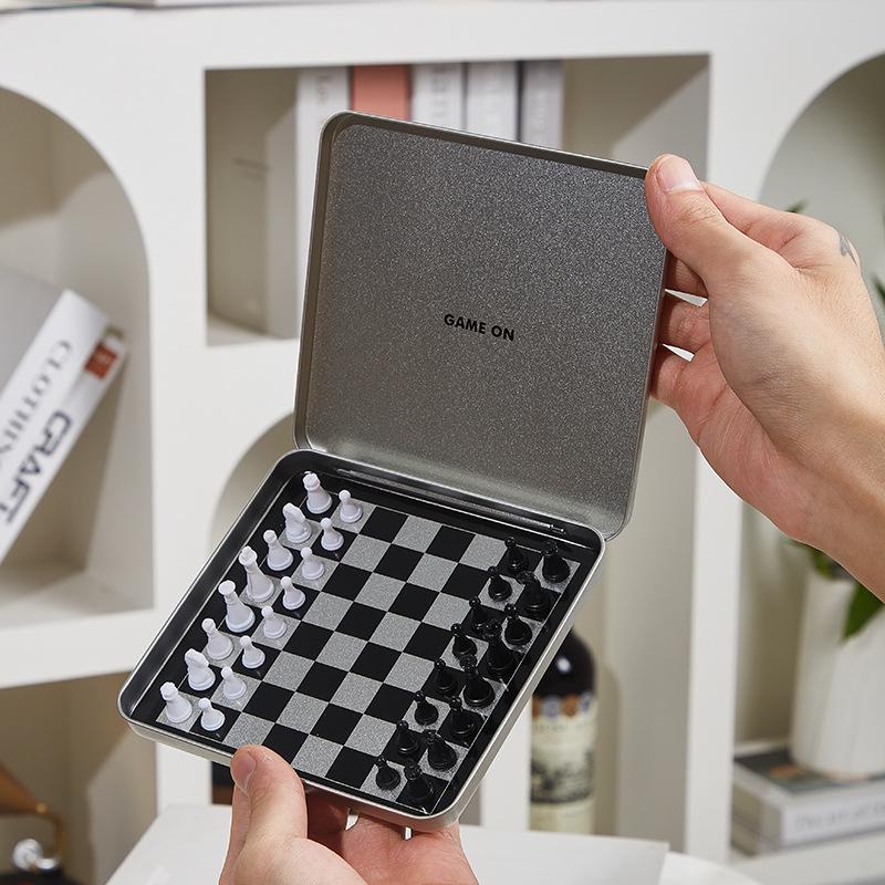 Magnetic Outdoor Chess Set: Portable, Competition-Ready, with Chinese Chess Pieces for Children s Learning and Leisure.