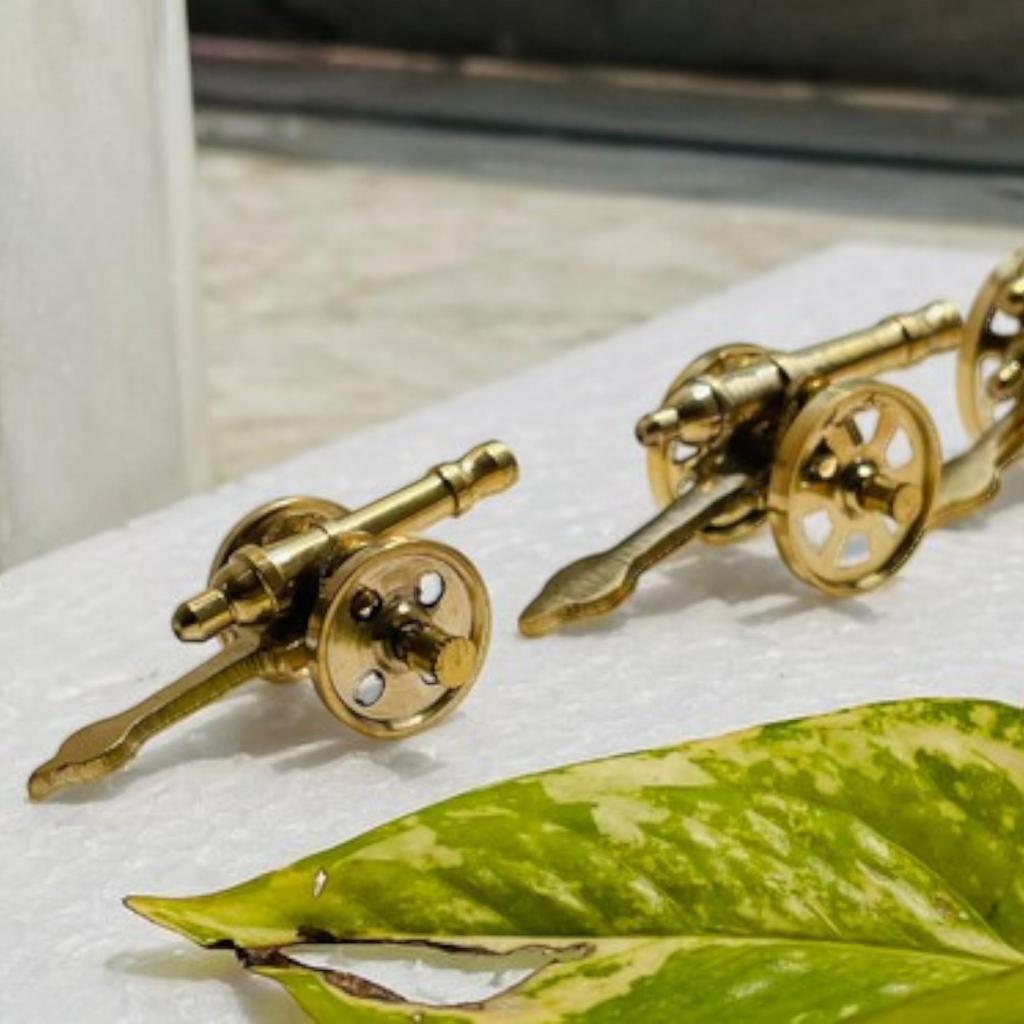 Antique Brass Tope (Cannon) Dummy - Vintage Decorative Collectible