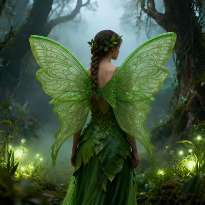 1 Oversized Gold Foil Butterfly Wing Shiny Transparent Angel Fairy Wings Fiber Material Elegant Style