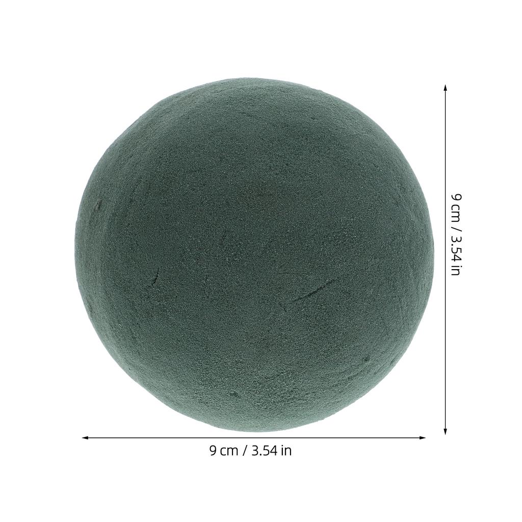 2Pcs Round Floral Foam Ball 12Cm Water Absorbing Sphere for Fresh Artificial Flowers Wedding Arrangements DIY Florist Craft