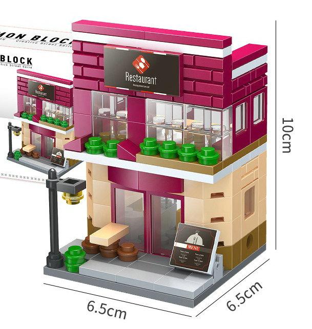 House Building Blocks Mini City Store Street View Snack Street Children'S Toys Boys And Girls Gifts Compatible With