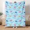 Shark Theme Printed Blanket - Perfect for Couch, Bed, Travel & Outdoor Use | Machine Washable, Cozy & Durable.