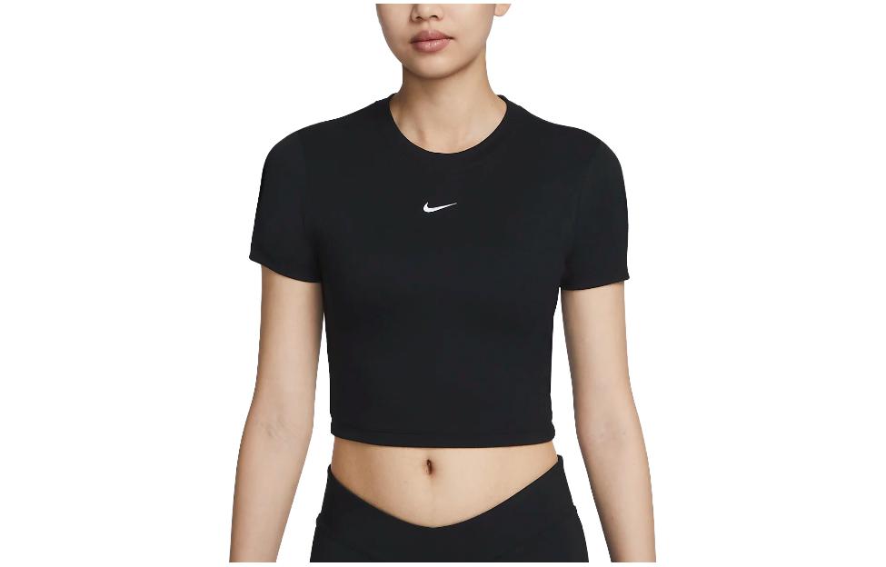 Nike Sportswear Essential Women s Slim-Fit Crop T-Shirt Black FB2874-010 L