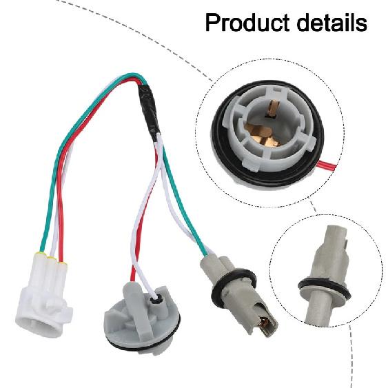 Automotive Wiring Harness Parts Wiring Harness As Shown Headlight Bulb Socket Damage Replacement Plastic Material