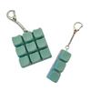 9 Keys Keyboard Fidget Keychain Antistress Keyboard Button Fingertip Key Cap Pendant Stress Relief Toys For Children Adults Gift