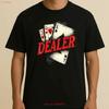 Dealer Playing Cards Poker Casino T Shirt S 4xl Vintage Fashion Breathable Comfortable Versatile Top For Everyday Wear