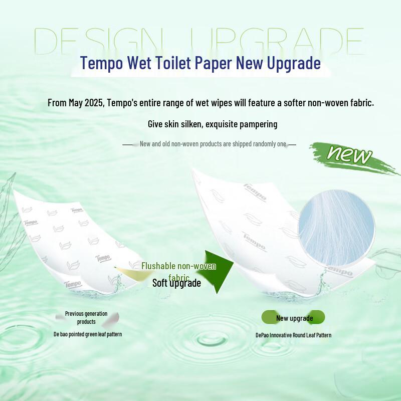 Tempo Flushable Wet Wipes