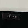 FOXEY BOUTIQUE 25559 SMYAZ16 Black Sleeveless Frill Knit Tops 38 blackUsed