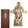 Tomb Easter Tray Bundle Kit Cross Angel Tomb Easter Tray Decorative Ornament Wooden Christian Nativity Decoration
