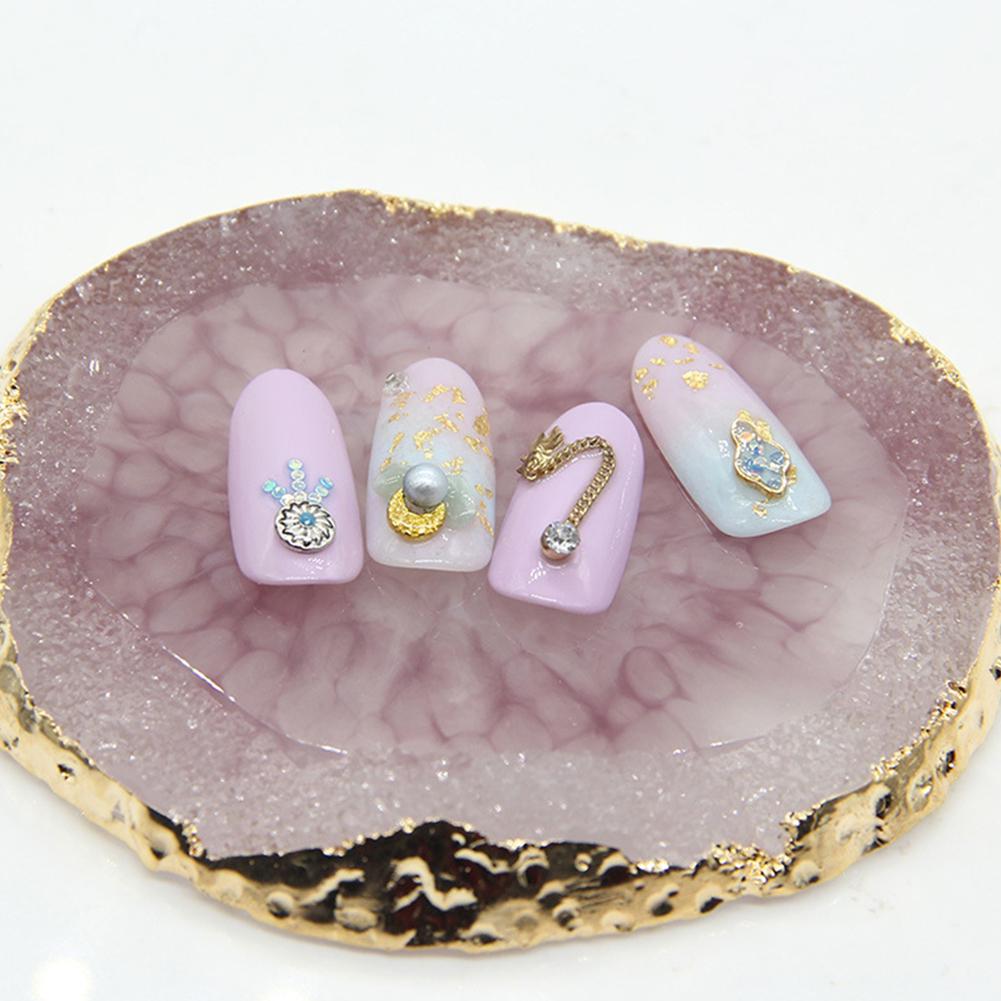 Yousheng Resin Nail Art Gel Polish Color Palette Display Board Holder Plate Manicure Tool