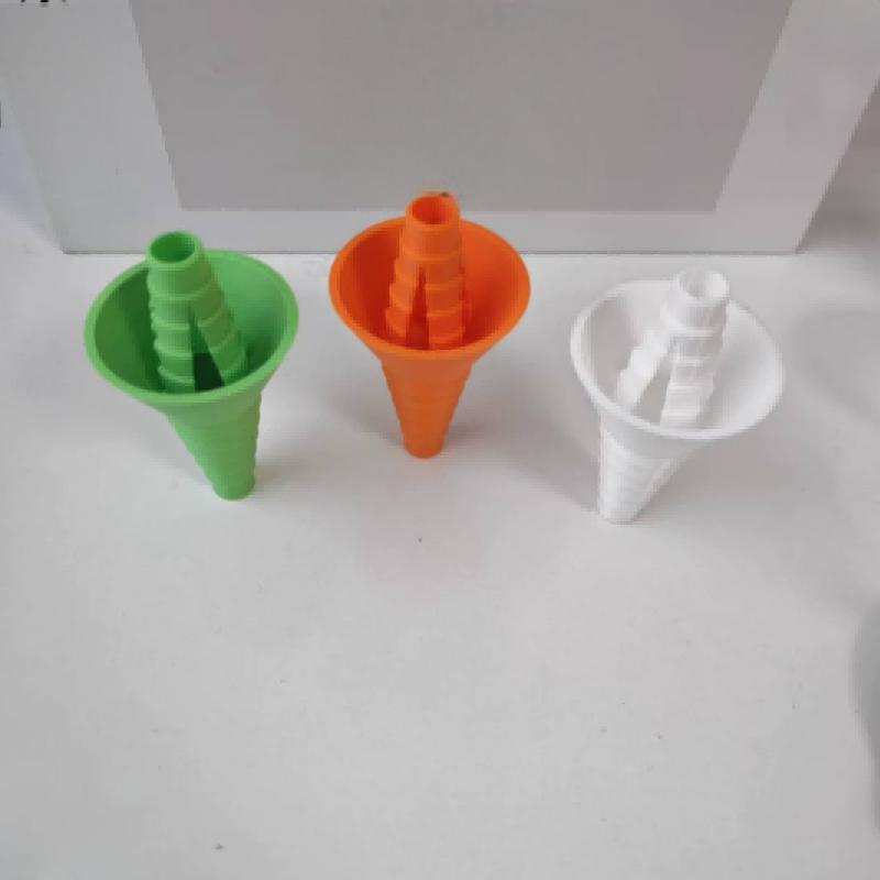 

3Pcs Multi-Functional Liquid Transfer Funnel Set Universal Stepped Design Household Separatory Funnel for Oil Water 3pcs pack