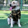 Large Dog Camouflage T-Shirt Breathable Summer Pet Clothes for Golden Retriever Labrador Thin Mesh Dog Vest Outdoor Sunproof