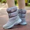 Mode Zip Schnee Stiefel Frauen Mitte Der Wade Winter Schuhe Für Männer Casual Watarproof Plattform Heels Botas
