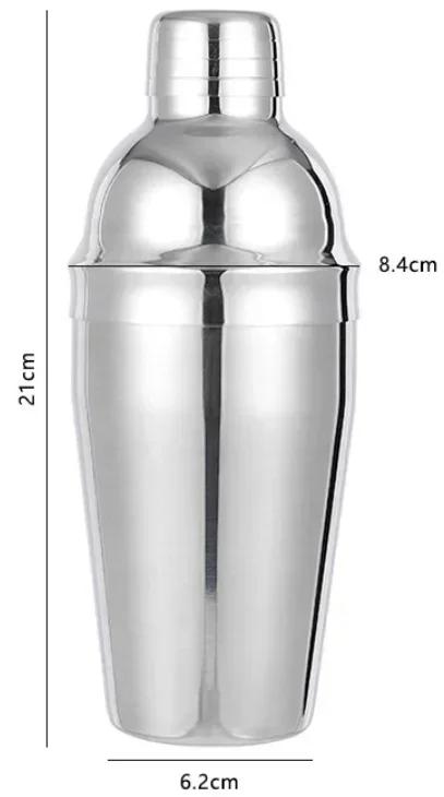 304 Stainless Steel Cocktail Shaker Mixer Wine Martini Boston Shaker For Bartender Drink Party Bar Tools