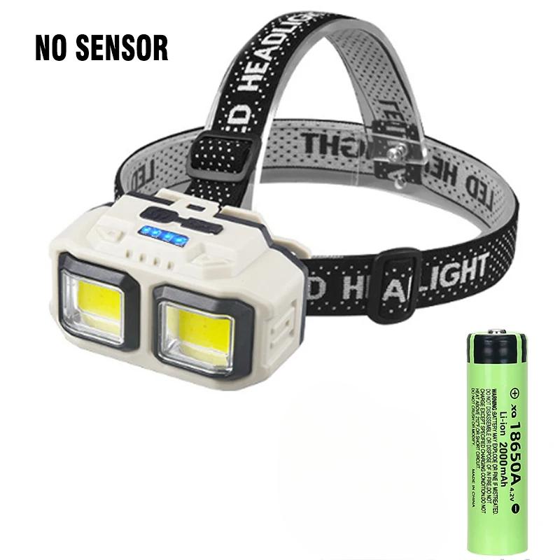 Rechargeable Led Headlamp High Power Led Flashlight Camping Cap Light Hiking Flashlight on the Forehead Lamp For Fishing Working