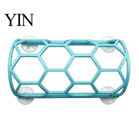 3D Printed Pet Habitat Reptile Honeycomb Climbing Shelf, Suction Cup Snake Tunnel Hide, Rest Platform Glass Tank Space for Ball Python, Lizard,