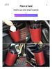 2020 Multi-Purpose Leather Car Door & Seat Back Foldable Trash Can Storage Box, Waterproof and Hanging.