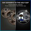 4PCS Anti-Rust Rim Emblem Decals Scratch-Proof Car Wheel Center Cover For Mercedes Benz AMG A B C E G R S CLA CLK CLA CES CLS SLK GLK CLK SLS CLG GLE