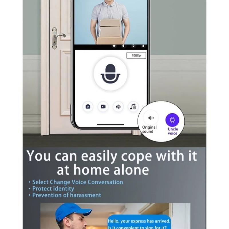 Outdoor home wifi wireless video doorbell with wifi camera uk waterproof and monitor