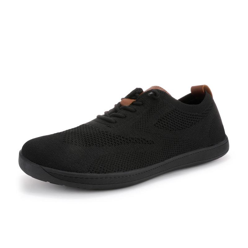 Men’s Breathable Flyknit Shoes - Lightweight, Soft Sole for Spring & Autumn, Available In Multiple Colors