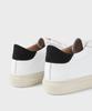 Panicale White Cowhide Sneakers