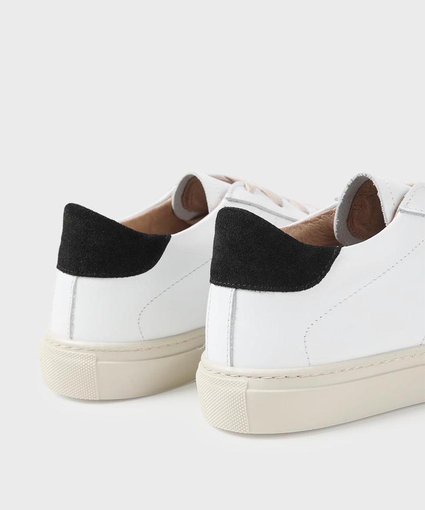 Panicale White Cowhide Sneakers