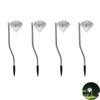 Solar Powered Simulation Diamond LED Ground Mounted Lawn Light, Outdoor Garden Trail Courtyard Wedding Festival LED Decor Light