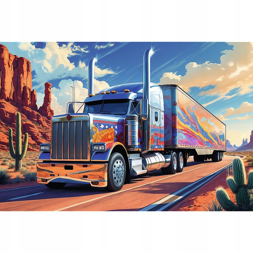 PUZZLE 160 CIĘŻARÓWKA W TRASIE 15413