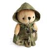 Milikuma Plush Camouflage Multicam Girl Version 21cm Dress-Up Bear Doll Airsoft Bear Military Bear Camouflage Bear