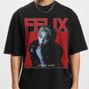 Felix Stray Kids Grafik T-Shirt, Felix Kpop Bootleg Shirt, Felix Retro T-Shirt, V