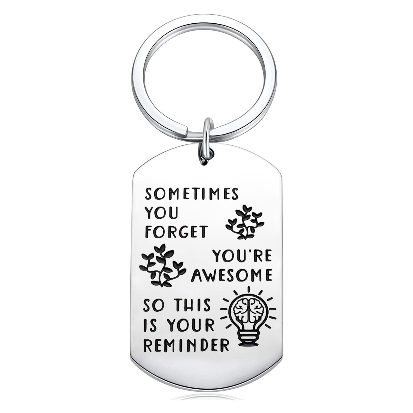 

Stainless Steel Keychain Pendant Necklace Personalized Creative Gift Bag Pendant Pendant Stainless Steel Keychain for Backpack Bag Pendant 2.8*4.9CM