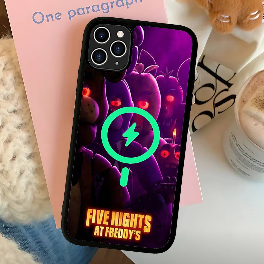 

Чехол для телефона Five-Nights-At-Freddys Магнитный Для Magsafe Для IPhone 17 Air 16 Pro Max 15 14 13 12 11 Защитная Крышка iPhone 14 pro