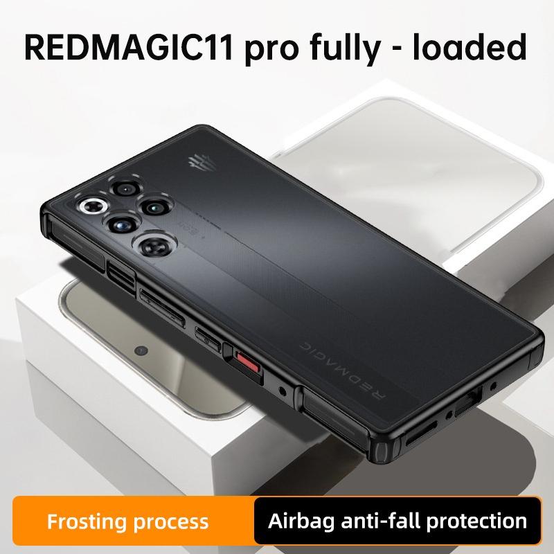 Für ZTE Nibia Red Magic 11 Pro Plus Hülle Mattes Hart-PC Stoßfest Kamera Schutz Durchsichtige Abdeckung für Red Magic 11 Pro