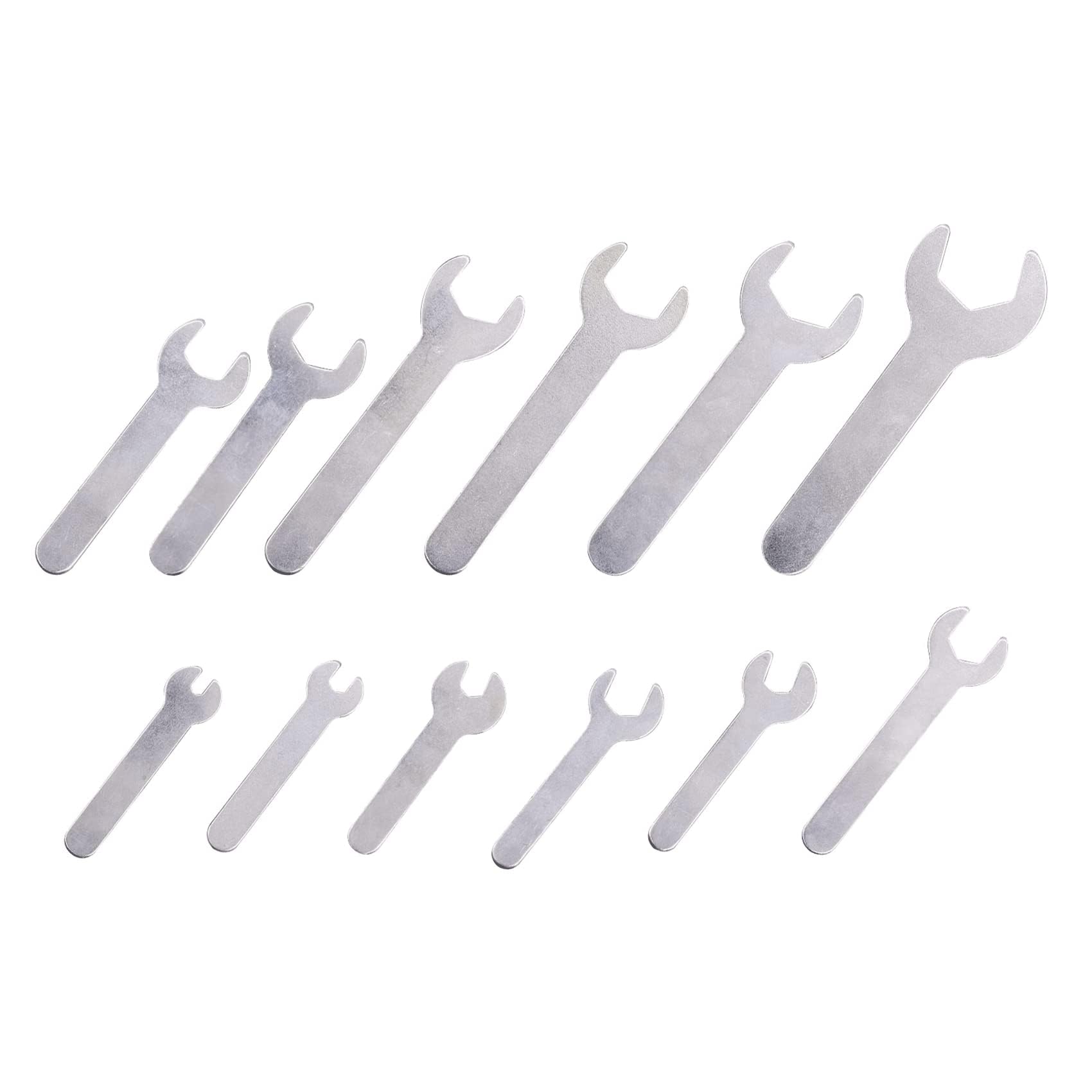 

Aoling Thin Mini Spanner Work Repair Available in Sizes Set, Single-Ended, Lightweight, Multi-Functional, 12-Piece Set, Tool, Tool, 4-23mm.