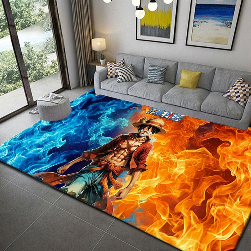 One Piece Indoor Home Area Rug Soft Non-Slip Mat for Bedroom Living Room