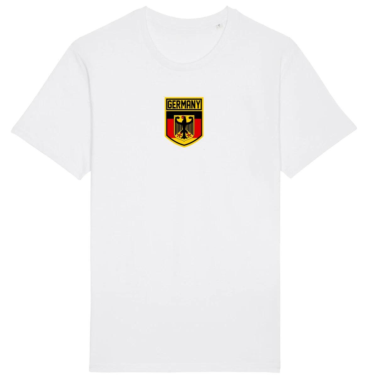 

Germany Flag Badge T-Shirt, Adults Kids Baby Family, Football World Cup 2026 Kit 160