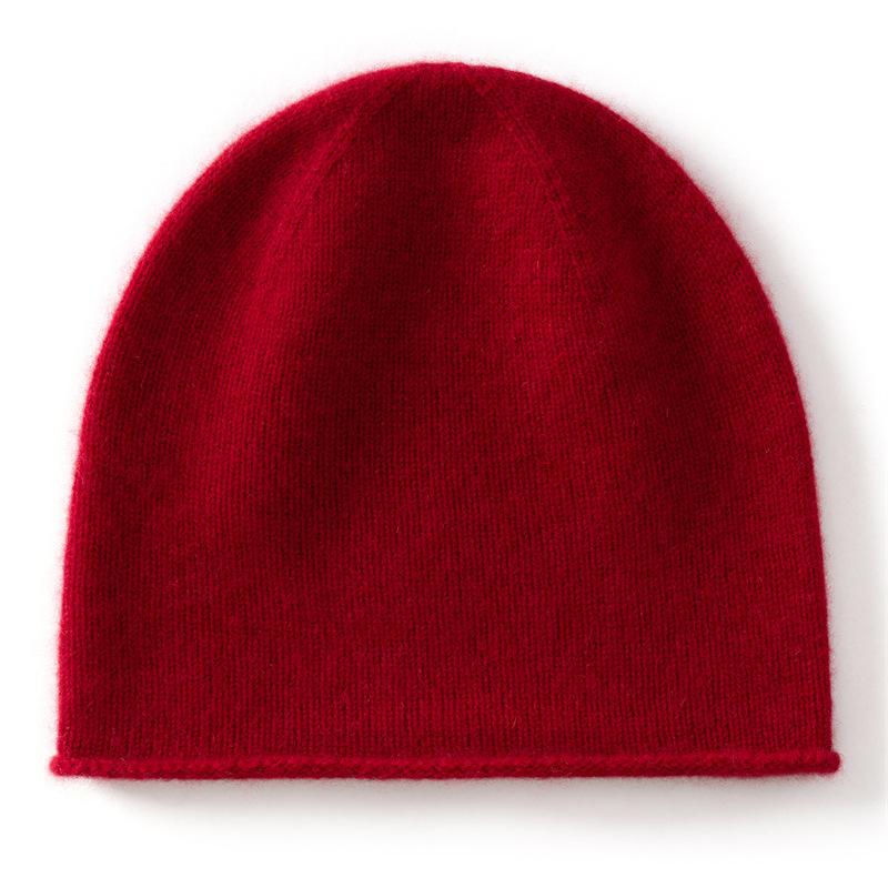 % Reine Kaschmirmützen Herbst und Winter neue gestrickte Kaschmirmützen für Herren und Damen Stapelmützen warme Babymützen