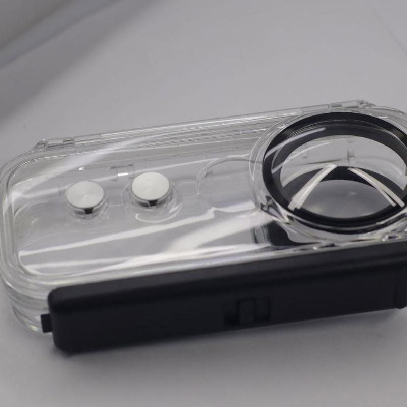 Kompatibel für Insta 360 One X Kamera Zubehör Unterwasser Wasserdichtes Gehäuse Tauchgehäuse Schwarzes Gehäuse Schützt Kamera