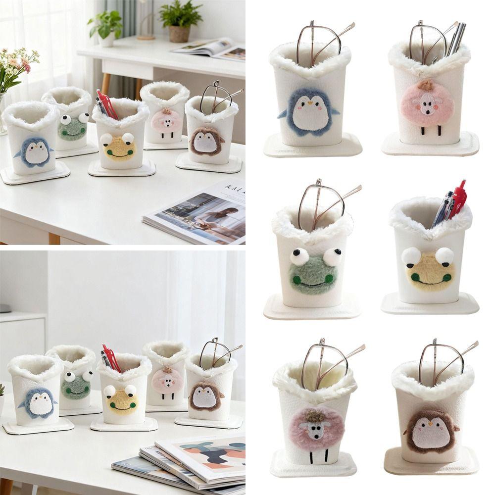 Plush Eyeglass Stand Leather Glasses Shelf Fashion Sunglass Holder  Sunglass