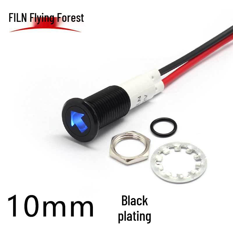 FILN 8-16mm Waterproof LED Car Signal Indicator Light, 12V