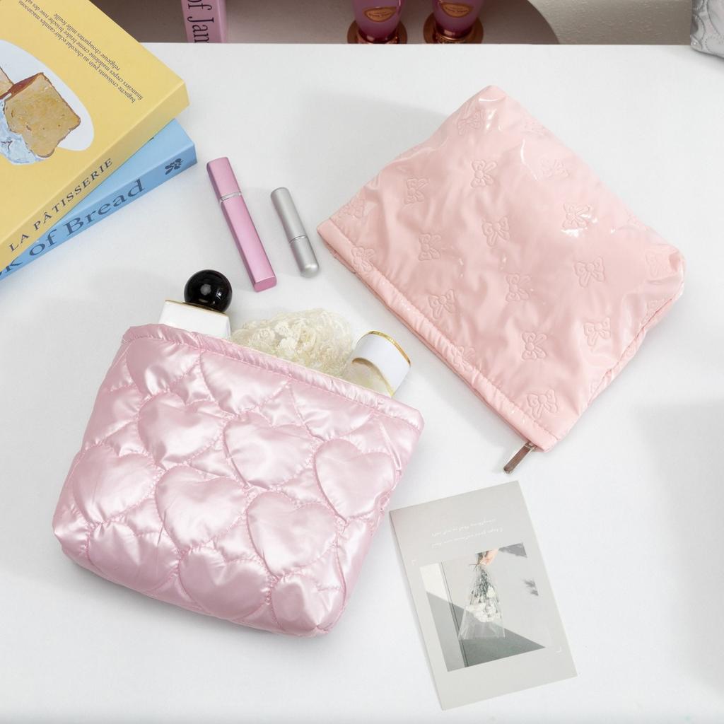Travel Cosmetic Organizer Women Cute Makeup Bag Toiletry Storage Pouch