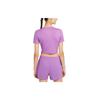 (WMNS) Nike Sportswear Essential Sports Training Round Neck Short Sleeve Purple Women's DD1329-591